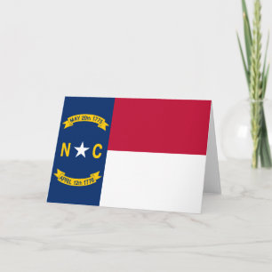 ノースカロライナ州旗 カード