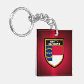 ノースカロライナ州旗 キーホルダー (正面左)