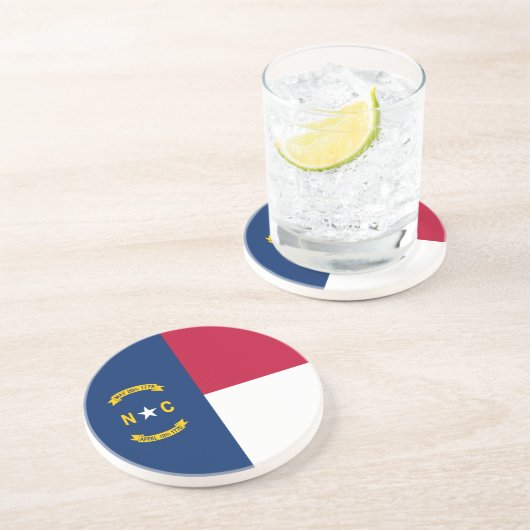 ノースカロライナ州旗 コースター (側面)