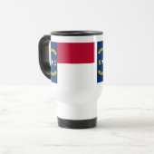 ノースカロライナ州旗 トラベルマグ (正面左)