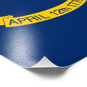 ノースカロライナ州旗 フォトプリント            (角)