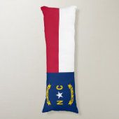 ノースカロライナ州旗 ボディピロー (正面縦)