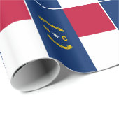 ノースカロライナ州旗 ラッピングペーパー (ロールコーナー)