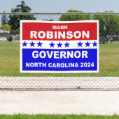 ノースカロライナ州知事マーク・ロビンソン2024 横断幕 (インサイチュ)