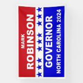 ノースカロライナ州知事マーク・ロビンソン2024 横断幕 (縦)