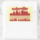 ノースカロライナ州，アッシュビル 長方形シール (バッグ)