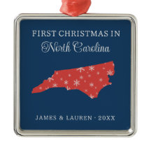 ノースカロライナ州 アメリカ合衆国での初めてのクリスマスを夫婦で
