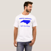 ノースカロライナ州 - ジョニー、煙を吐け！ Tシャツ (正面フル)