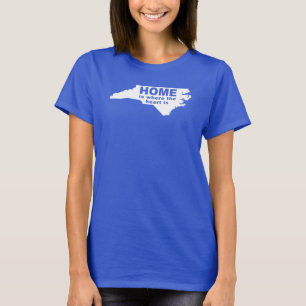 ノースカロライナ州 ホーム・アウェイ・フロム・ステートTシャツ Tシャツ