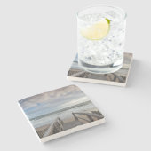 ノースカロライナ州、外銀National Seasha 1 ストーンコースター (横)