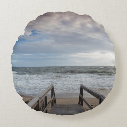 ノースカロライナ州、外銀National Seasha 1 ラウンドクッション (正面)