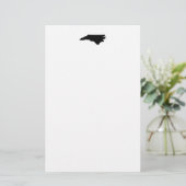 ノースカロライナ州（白黒） 便箋 (スタンド正面)