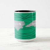 ノースカロライナ州（神のサイン） マグカップ (中央)