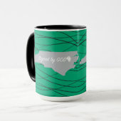 ノースカロライナ州（神のサイン） マグカップ (正面左)