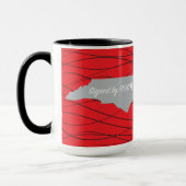 ノースカロライナ州(神のサイン) マグカップ (左)