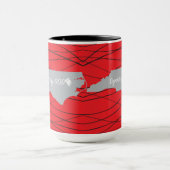 ノースカロライナ州(神のサイン) マグカップ (中央)