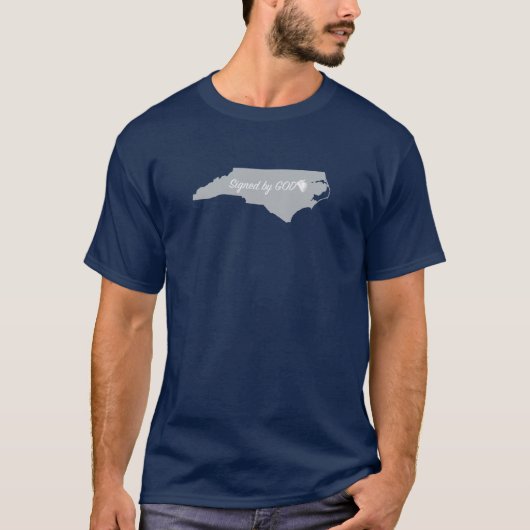 ノースカロライナ州(神のサイン) Tシャツ (正面)
