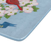 ノースカロライナ州(鳥)ショウジョウコウカンチョウバードハナミズキ花 カッティングボード (角)