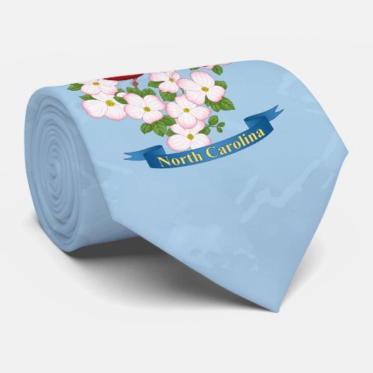 ノースカロライナ州(鳥)ショウジョウコウカンチョウバードハナミズキ花 ネクタイ (ロール)