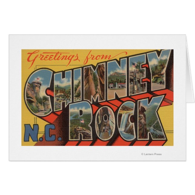 ノースカロライナ州Chimney Rock (正面横)