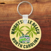 ノースカロライナ州Wrightsvilleビーチ キーホルダー (裏面)