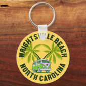 ノースカロライナ州Wrightsvilleビーチ キーホルダー (正面)