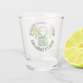 ノースカロライナ州Wrightsvilleビーチ ショットグラス (裏面)
