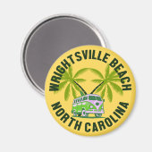 ノースカロライナ州Wrightsvilleビーチ マグネット (正面/裏面)
