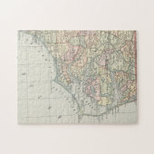 ノースカロライナ東部のヴィンテージの地図(1891) ジグソーパズル (横)
