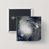 ノースカロライナ沿岸のハリケーン・アールの放牧 缶バッジ (正面&裏面)