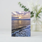 ノースカロライナ沿岸の端の日の出 ポストカード (スタンド正面)