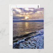 ノースカロライナ沿岸の端の日の出 ポストカード (正面/裏面)