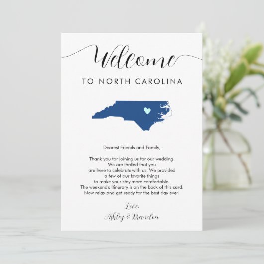 ノースカロライナ結婚州の歓迎の旅程 (スタンド正面)