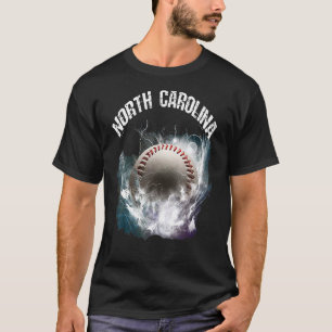 ノースカロライナ野球レトロ Tシャツ