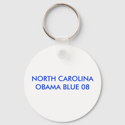 ノースカロライナ08 OBAMA BLUE キーホルダー (正面)