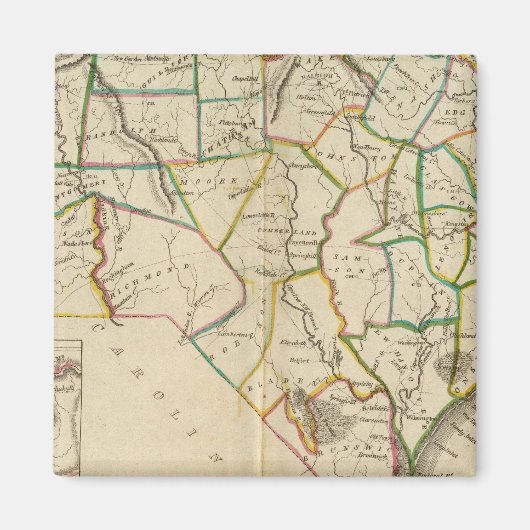 ノースカロライナ5 マグネット (正面)