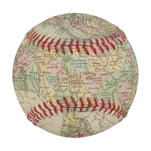 ノースカロライナ5 野球ボール (正面)