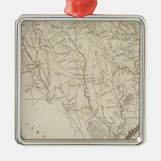 ノースカロライナ6 メタルオーナメント (正面)