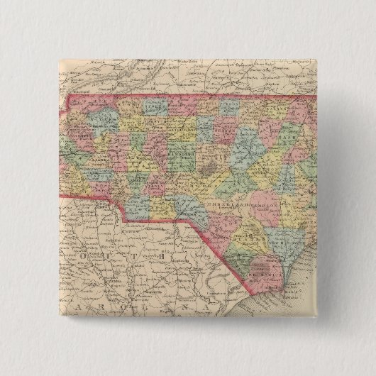 ノースカロライナ8 缶バッジ (正面)