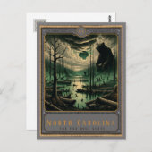 ノースカロライナ |ゴシック様式の絵葉書 ポストカード (正面/裏面)