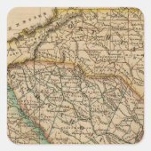 ノースカロライナ、サウスカロライナ、ジョージア スクエアシール (正面)