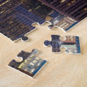 ノースカロライナ、シャーロット、高架ビュー ジグソーパズル (側面)