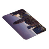 ノースカロライナ、シャーロット、高架ビュー マグネット (右側)