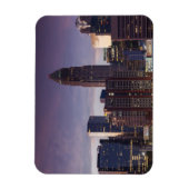 ノースカロライナ、シャーロット、高架ビュー マグネット (縦)