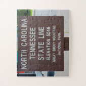 ノースカロライナ・テネシー ジグソーパズル (縦)