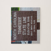 ノースカロライナ・テネシー ジグソーパズル (縦)