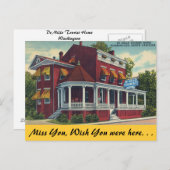 ノースカロライナ、デミル観光客ホーム、ワシントン ポストカード (正面/裏面)
