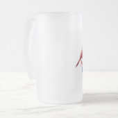 ノースカロライナ フロストグラスビールジョッキ (正面左)