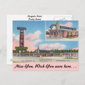 ノースカロライナ、モーガンズモーテルロッキー山 ポストカード (正面/裏面)