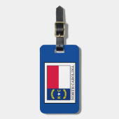 ノースカロライナ ラゲッジタグ (正面縦)